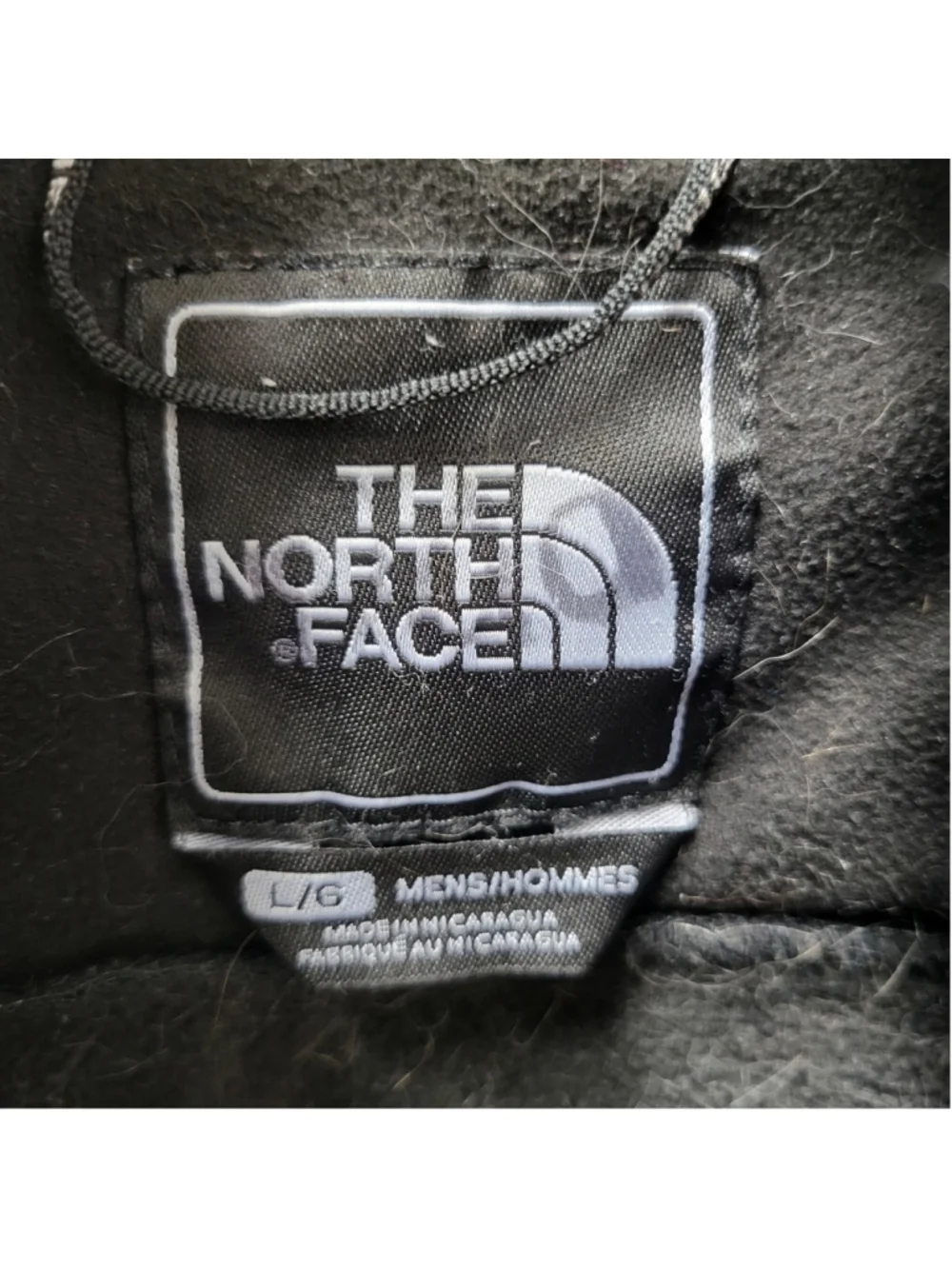 North Face Men's Black Softshell Full-Zip Long-Sleeves Zip-Pockets Jacket Large